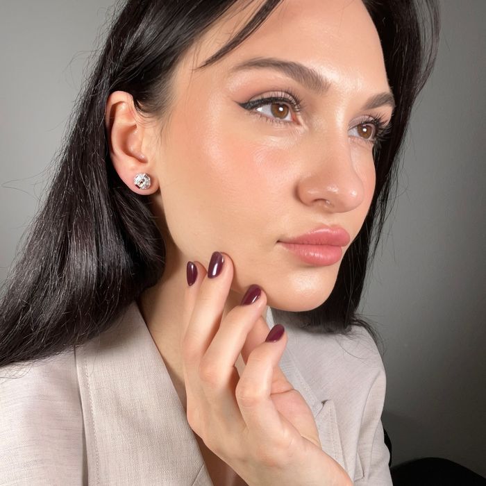 62262 Ээмэг Satin 925AG CZ RH