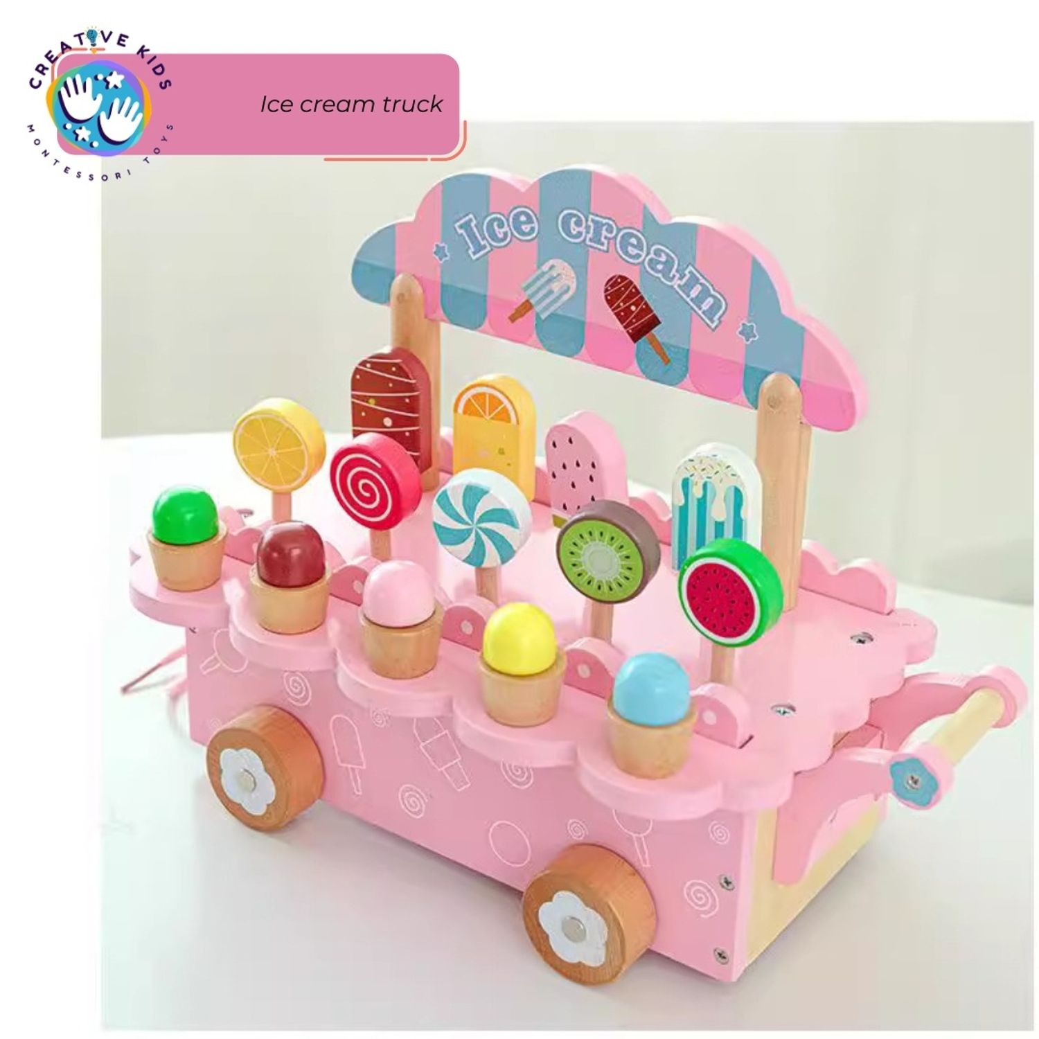 Зайрмагны машинтай сэт Ice cream truck 