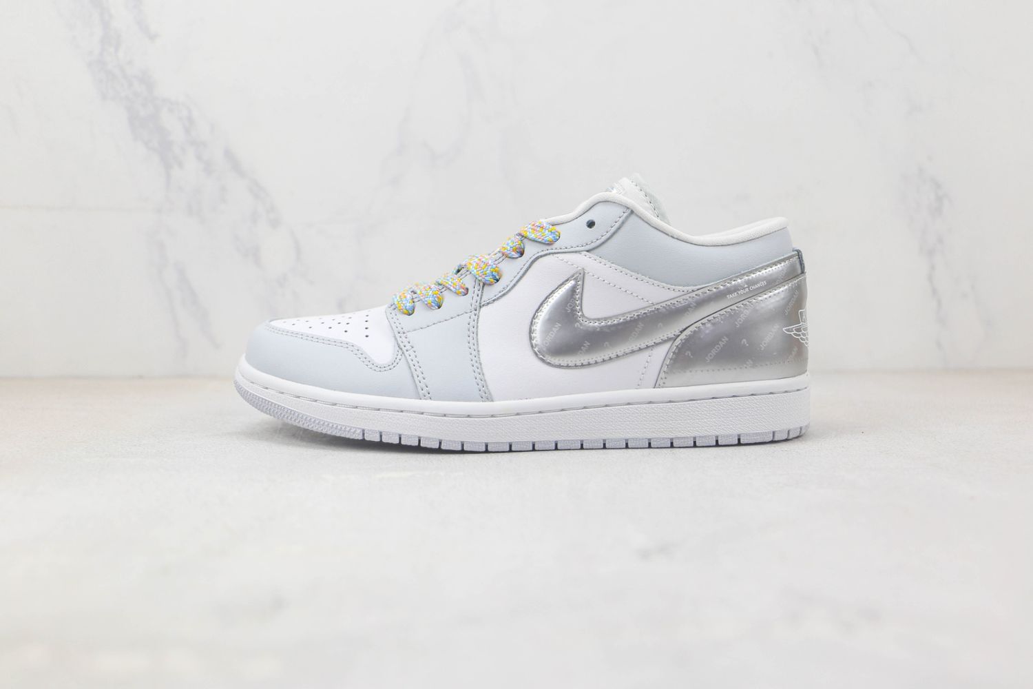Jordan 1 Low SE Tear Away Silver