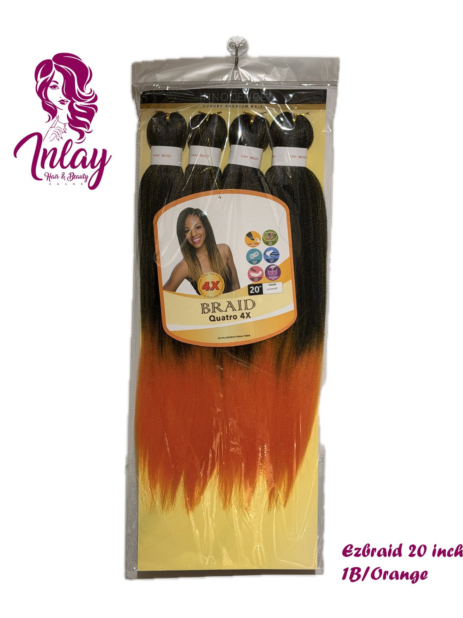 EZBRAID 20 inch 1B/Orange