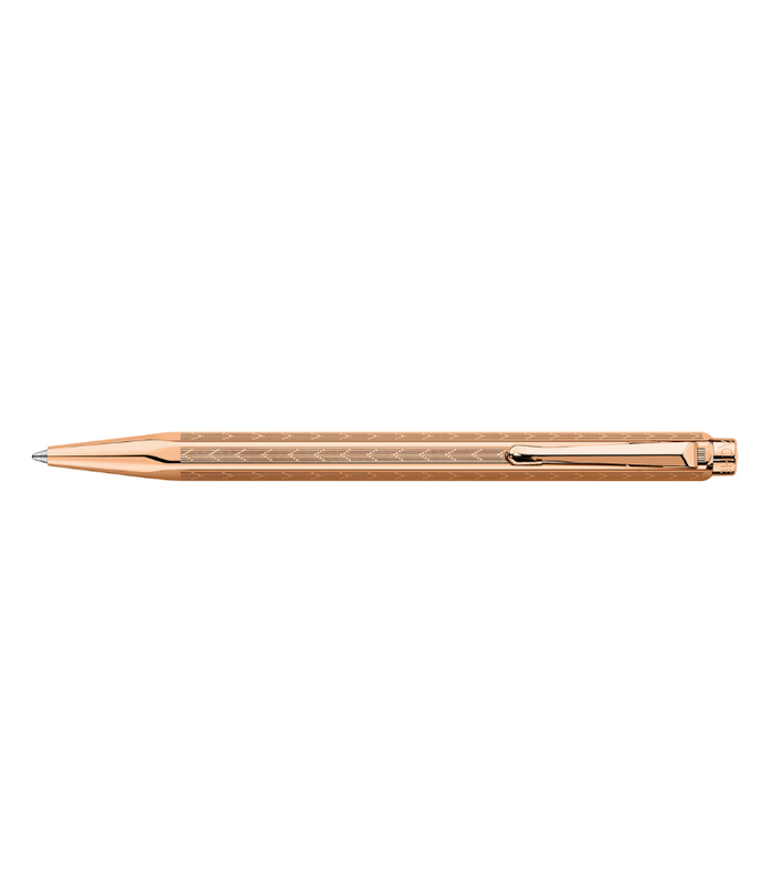 Caran d'Ache ECRIDOR™ CHEVRON Ballpoint Pen Rose Gold