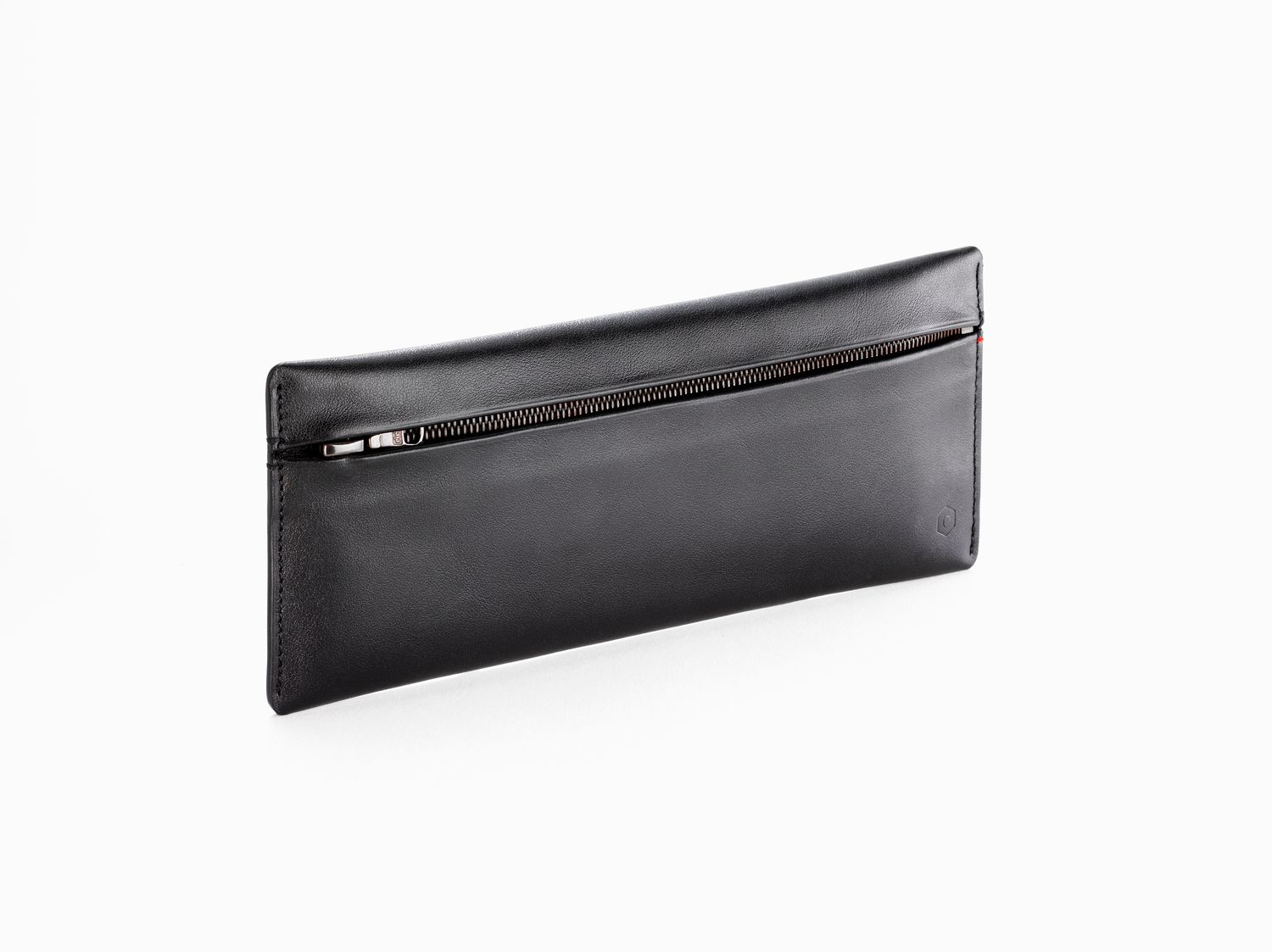 Caran d'Ache Leather Zipper Black Pen Case 
