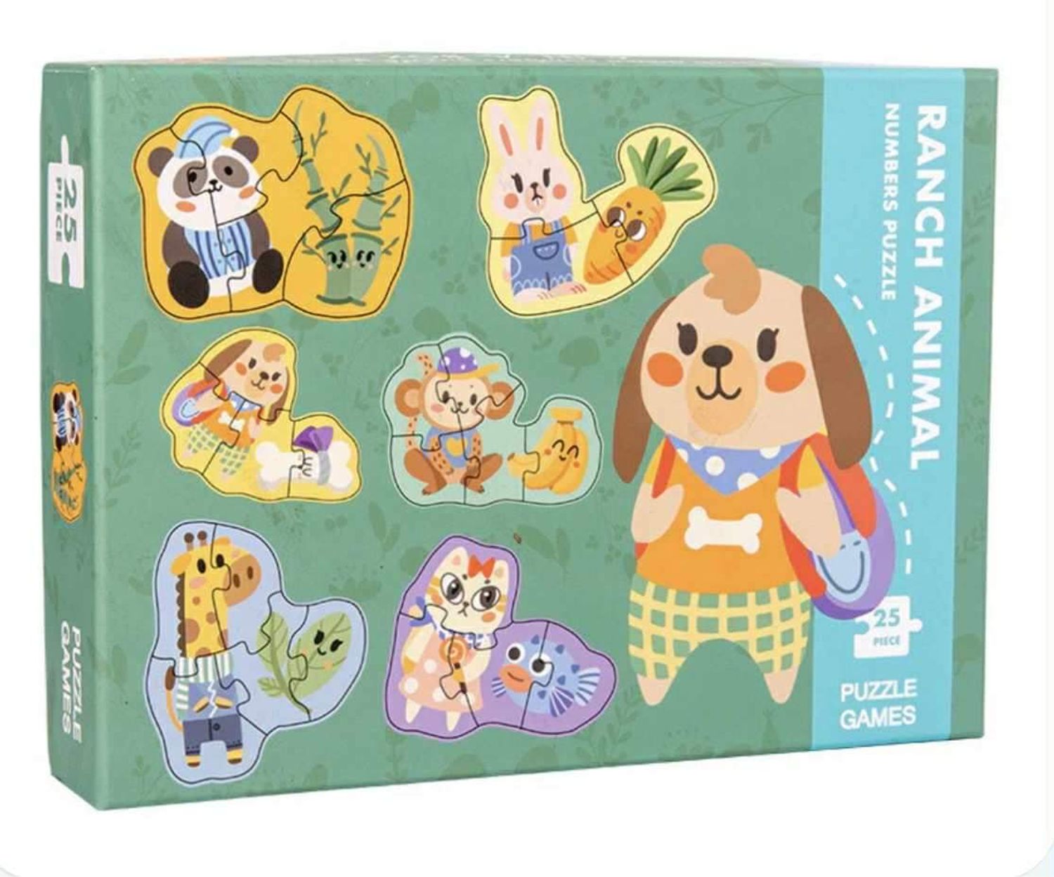 Numbers puzzle- ranch animal