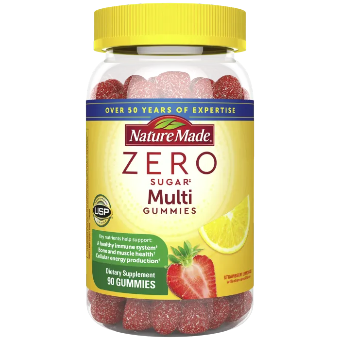 Nature Made Zero Sugar Multivitamin Gummies