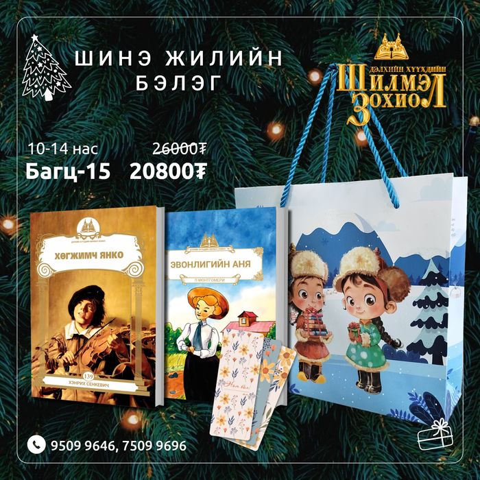 10-14 настай хүүхдийн шинэ жилийн бэлгийн багц 15