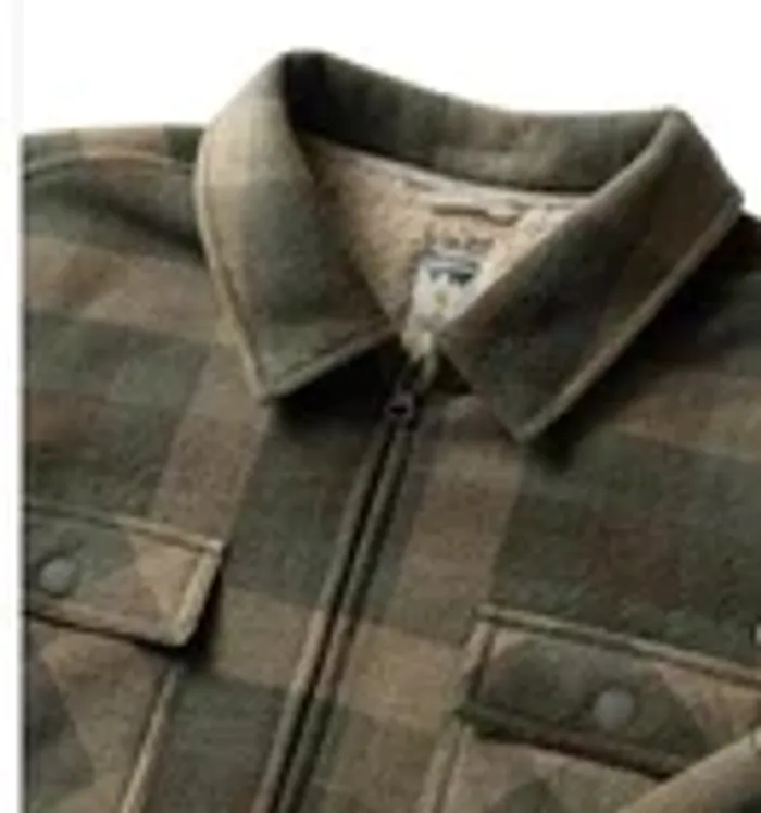 Voyager Men's Super Plush Shirt Jacket, Green, Size M