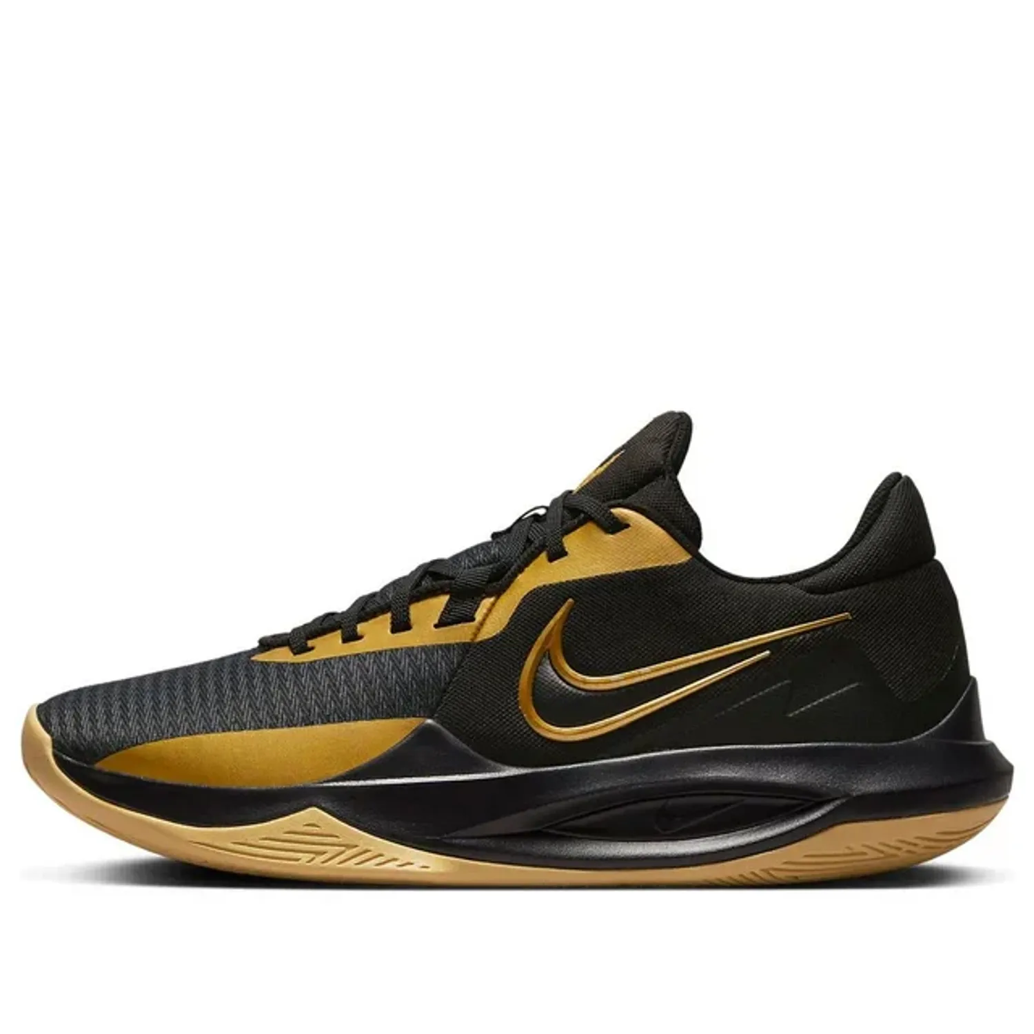 Nike Precision 6 Black Metallic Gold