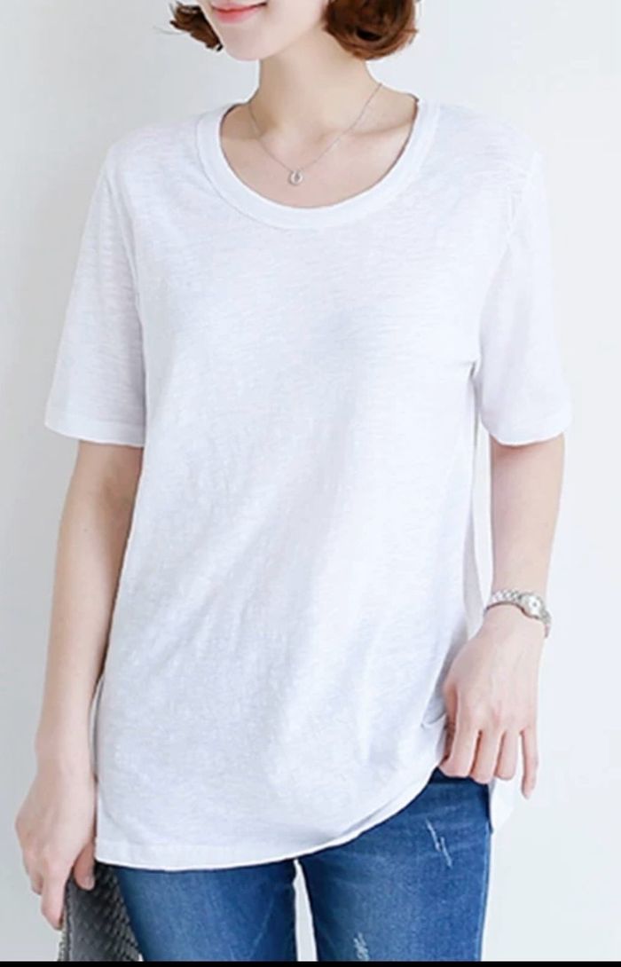 Жирэмсний цагаан футболка