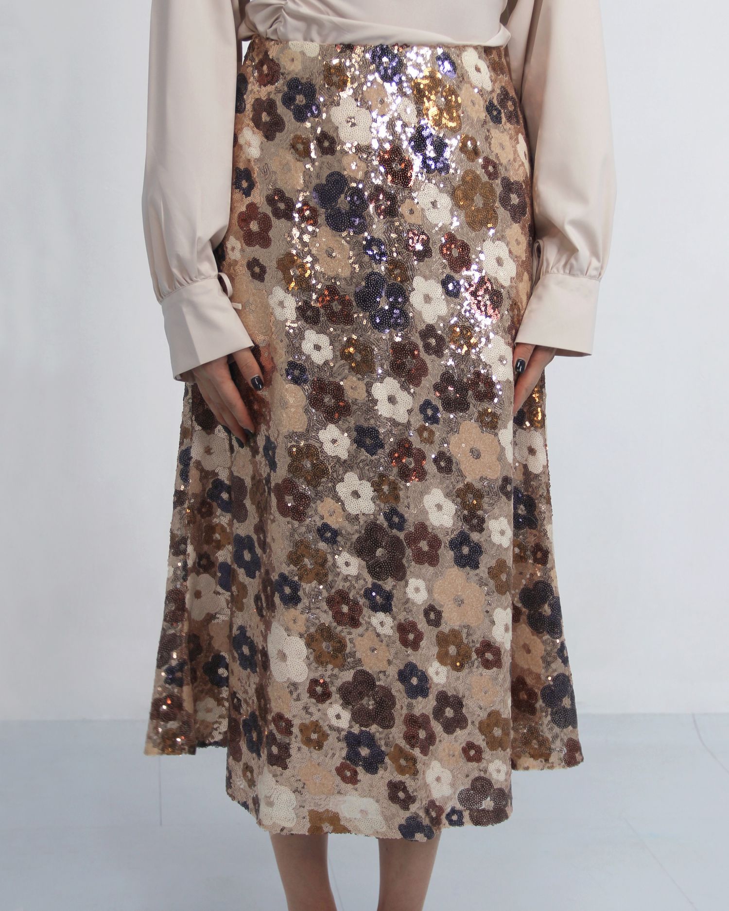 Fleur Sequin skirt