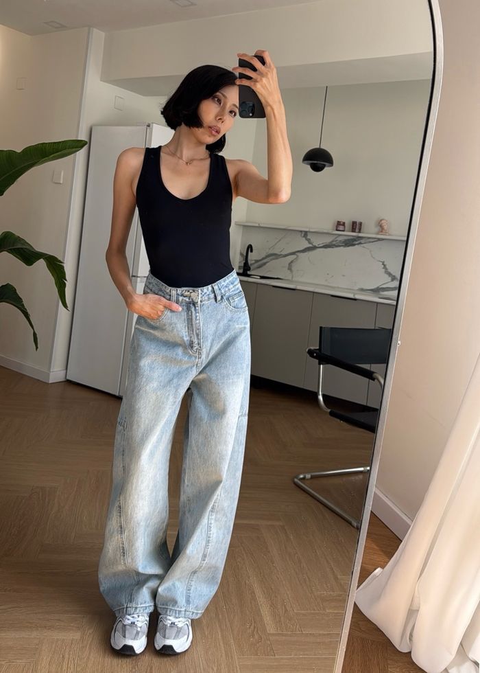 Retro Washed Jeans