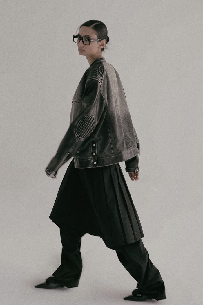 Scard Racer Jacket - Washed Black