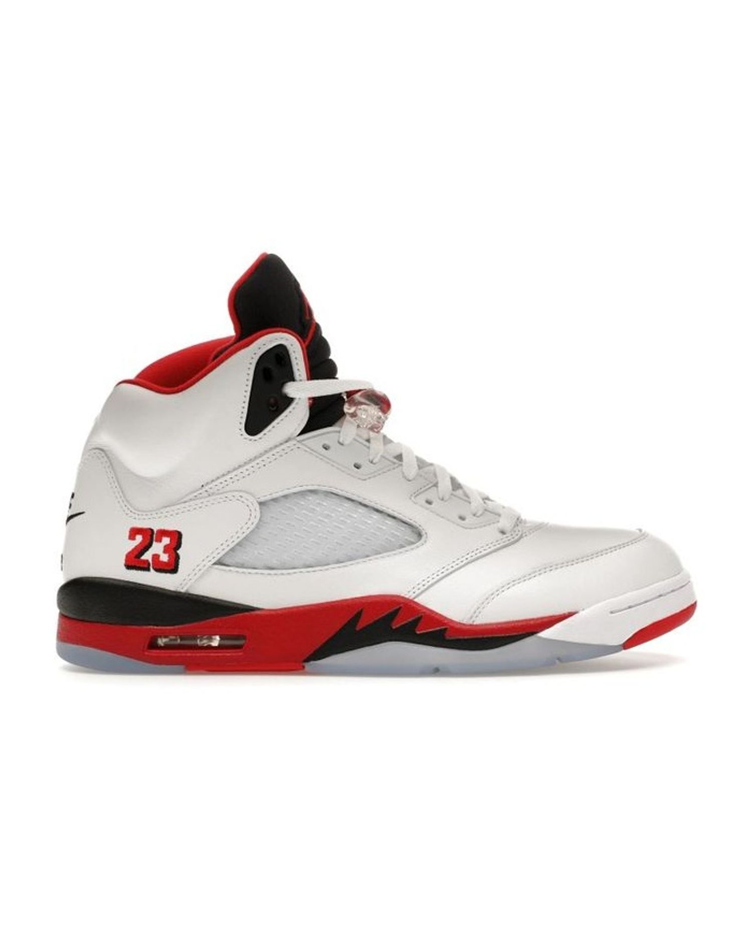 Jordan 5 Retro Fire Red Black Tongue (2025)