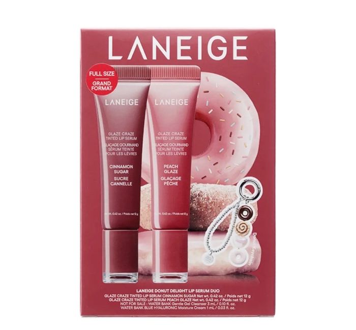 LANEIGE DONUT DELIGHT LIP SERUM DUO LIMITED EDITION 