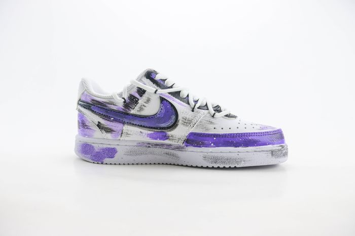  Nike Court Vision Low 'Gothic Graffiti - Black Purple'