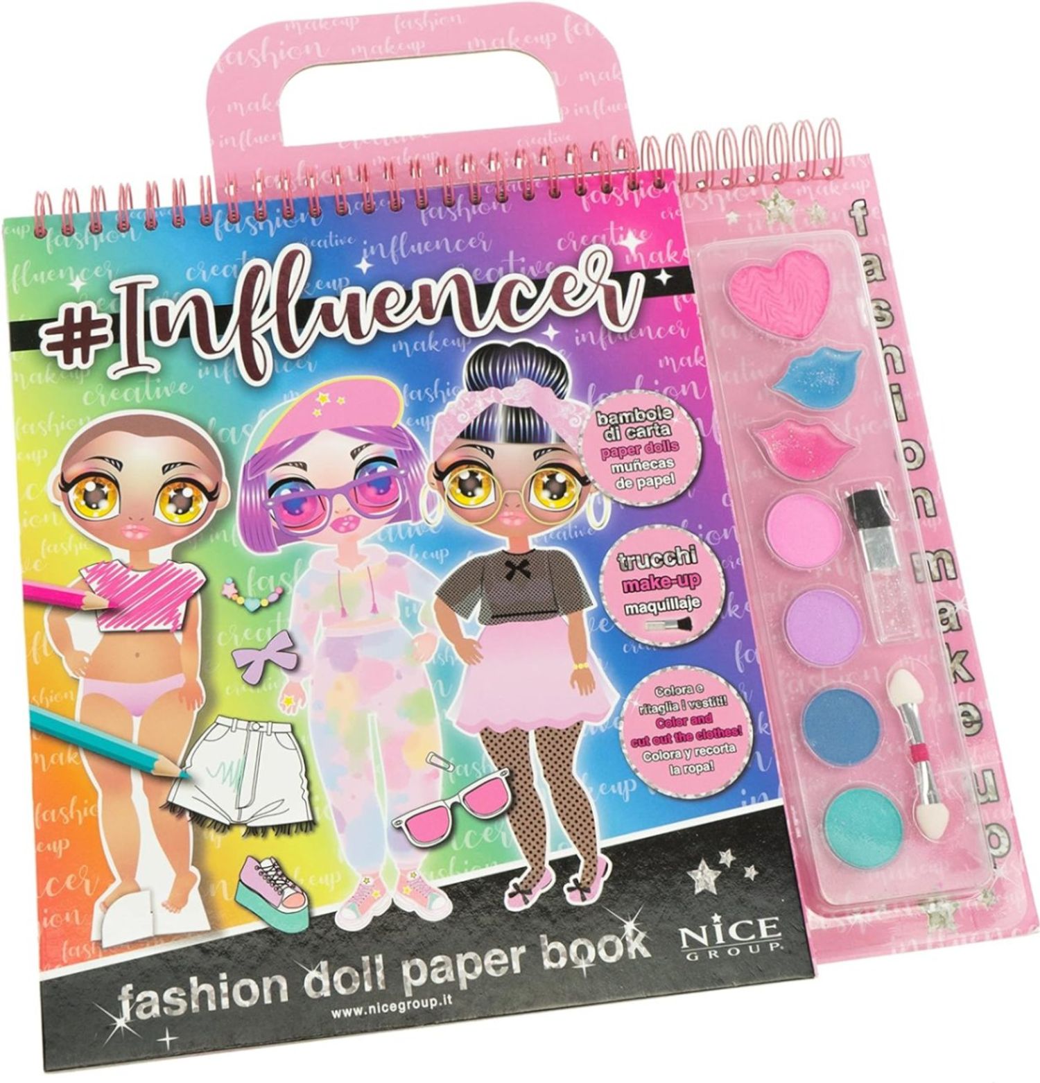 Загварын хүүхэлдэй буддаг, наадаг ном