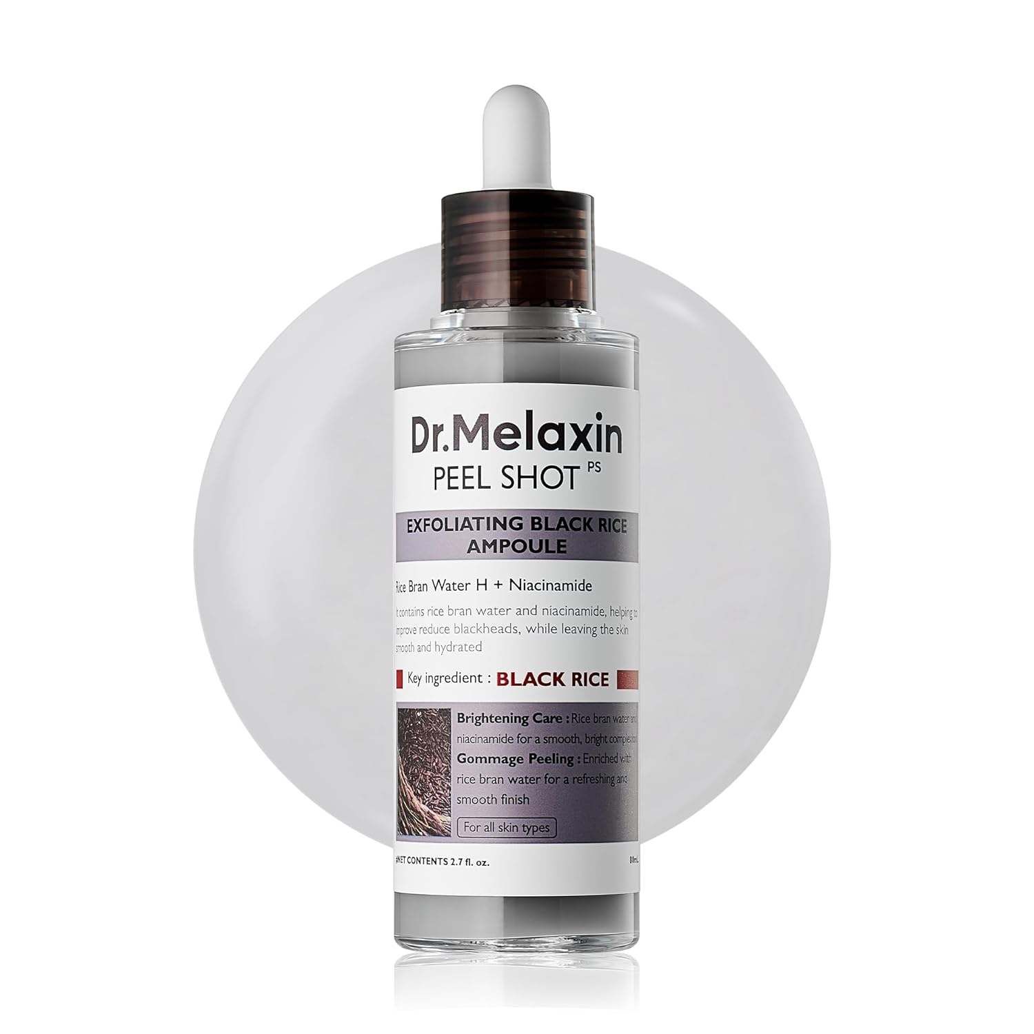Dr.Melaxin Peel Shot Black Rice Exfoliating Ampoule