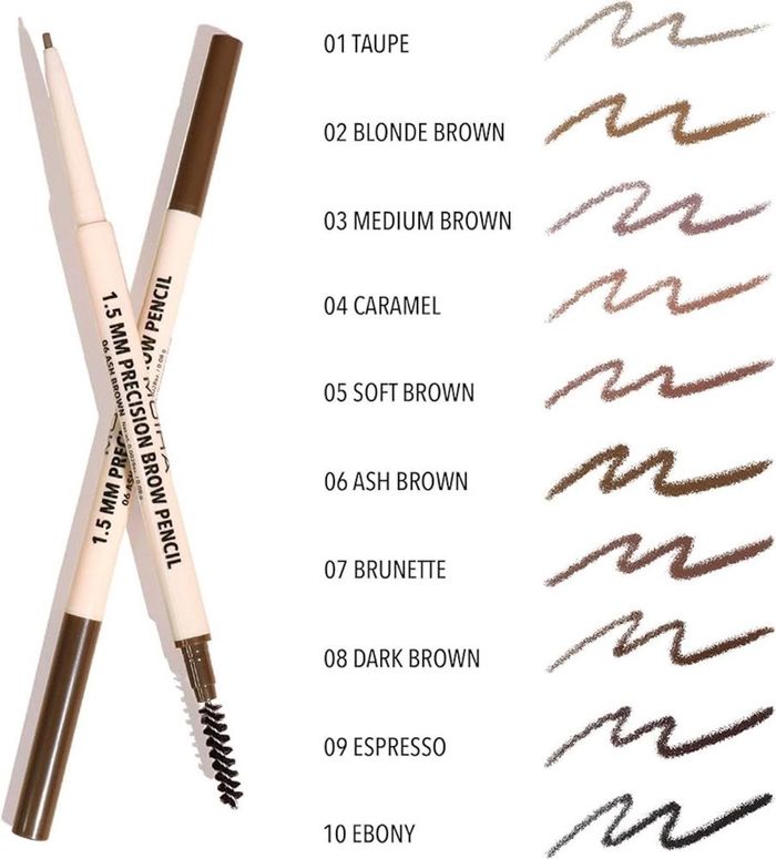 Moira 1.5mm precision brow pencil /006/ ash brown