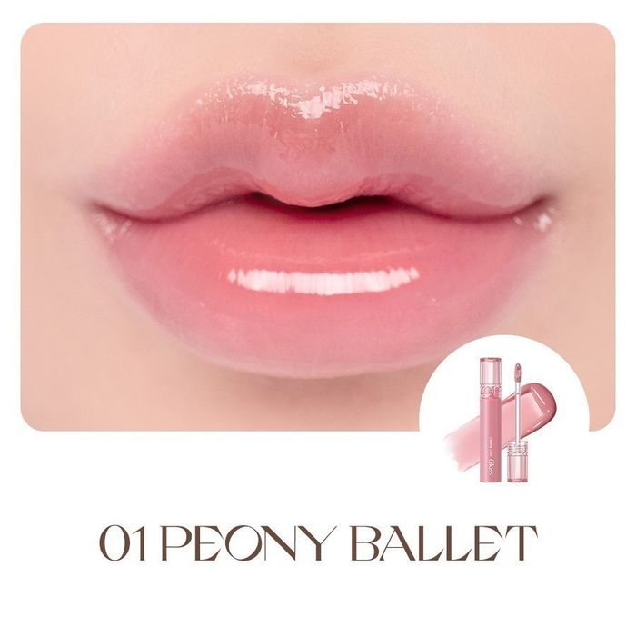 rom&nd Glasting Color Gloss 01 Peony Ballet