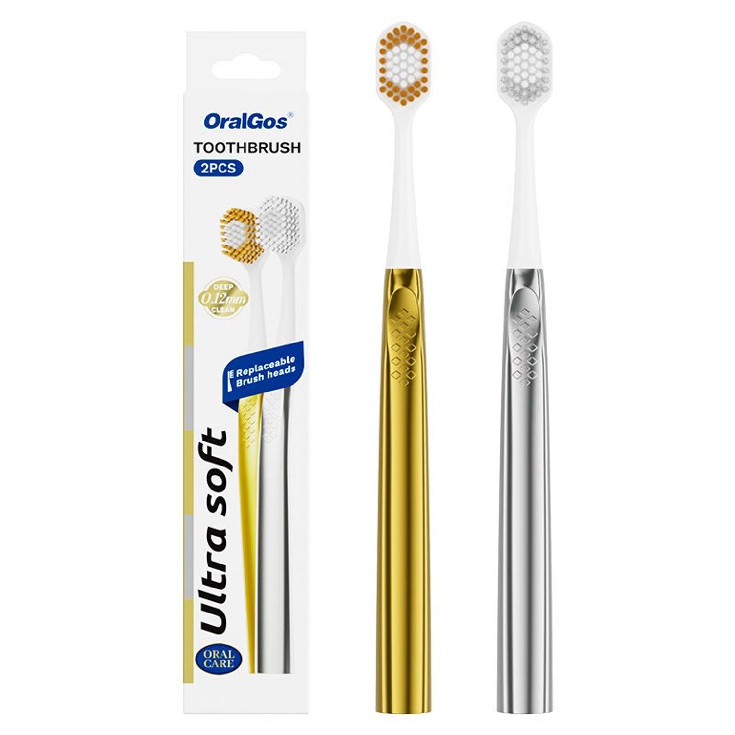 Oralgos Ultra Soft  0.12мм Нарийн зөөлөн үстэй хос сойз