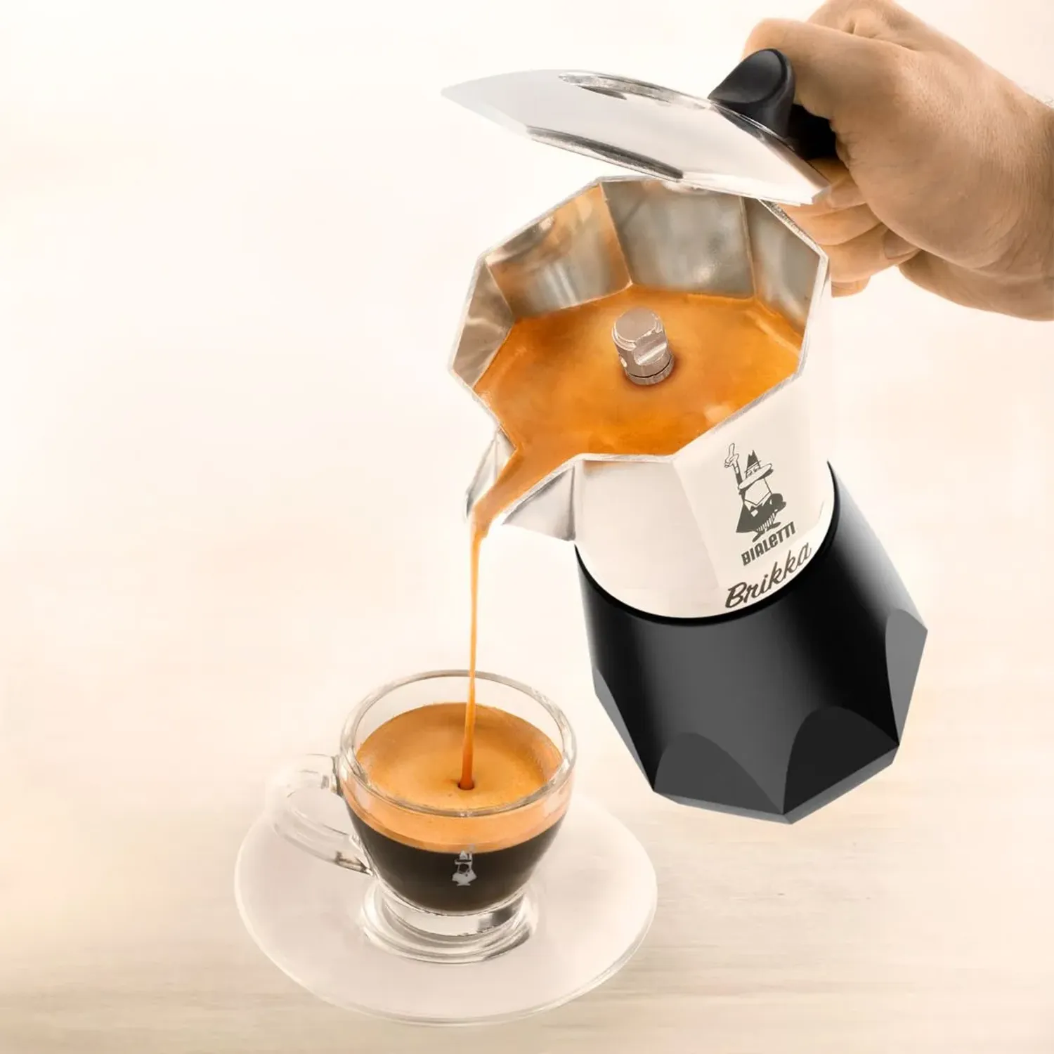 BIALETTI BRIKKA 2 CUPS КОФЕ ЧАНАГЧ