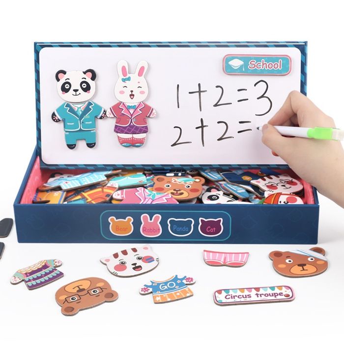 Амьтны хувцас солих puzzle тоглоом