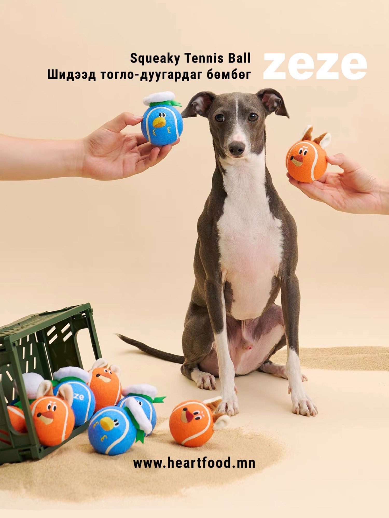 Squeaky Tennis Ball