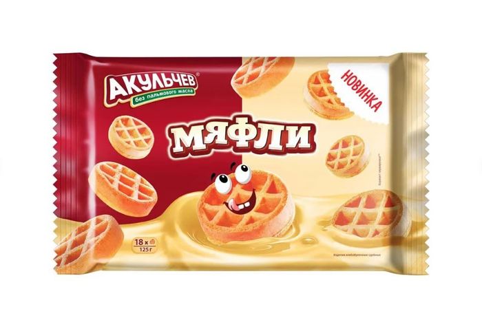 Кекс Акульчев Мяфли 125гр