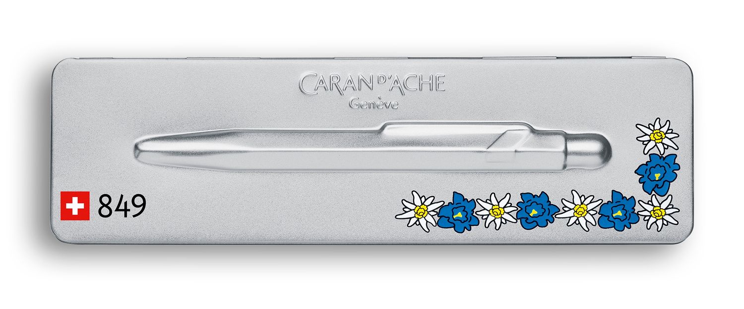 Caran d'Ache 849 "GIFT LINE Totally Swiss" Collection Edelweiss  Ballpoint
