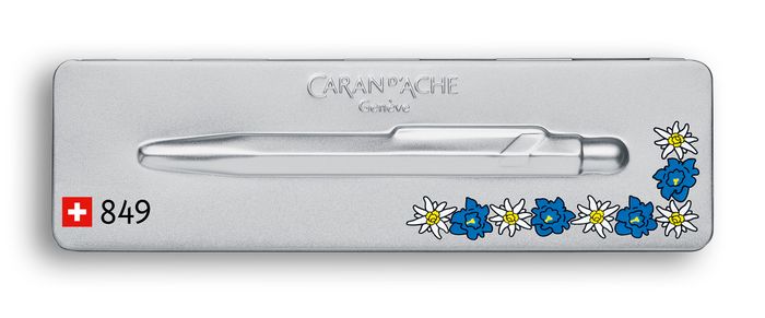 Caran d'Ache 849 "GIFT LINE Totally Swiss" Collection Edelweiss  Ballpoint