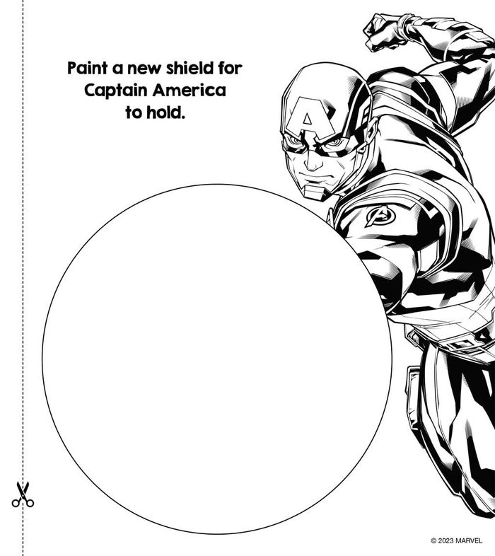 Marvel Finger Painting