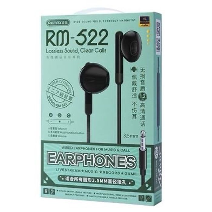 REMAX earphone RM-522