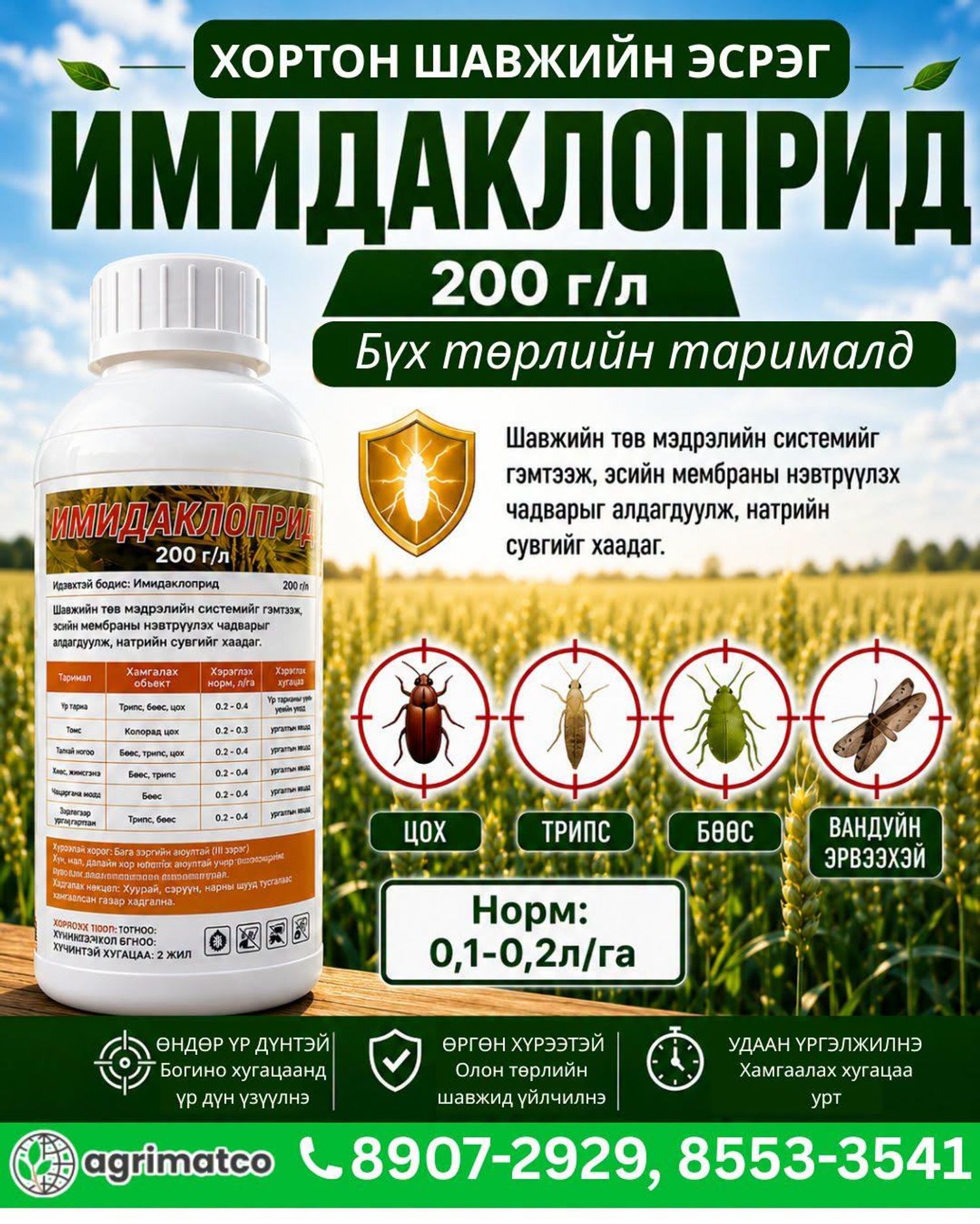 Имидаклоприд 200г/л