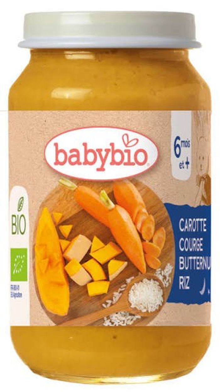 Babybio Хулуу луувантай оройн хоол 200гр 6+сар