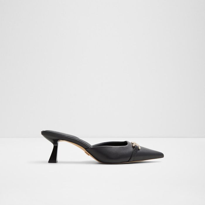 PRIMAVERA-001-BLACK-Lady Dress Shoes