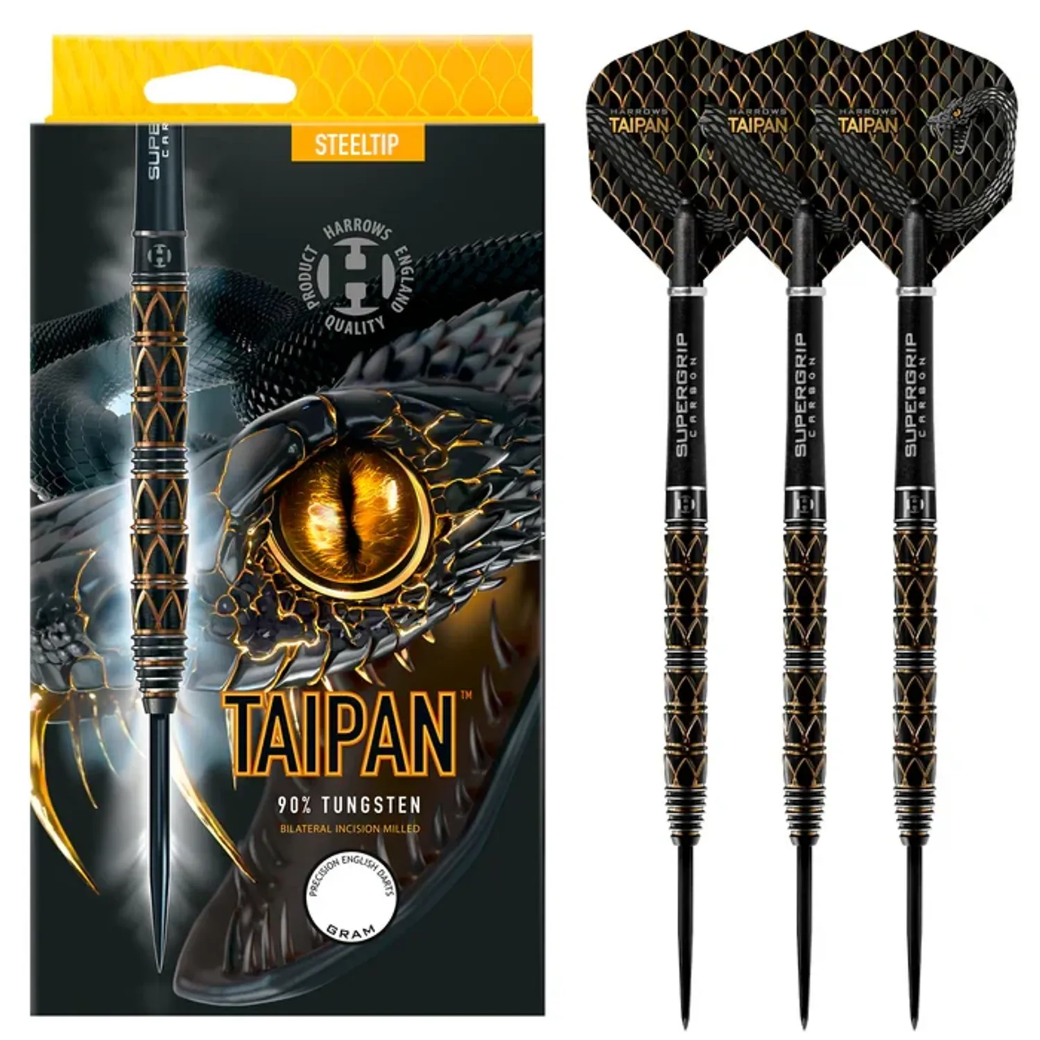 HARROWS Taipan 90% Steel Tip Darts