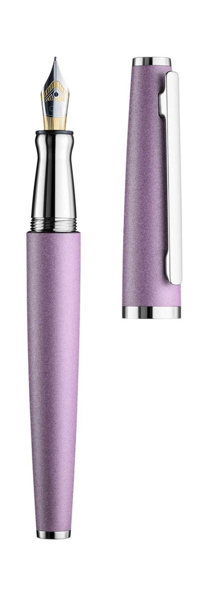 Otto-Hutt Design 06 Fountain pen M, lavender violet matt, fittings platinum plated