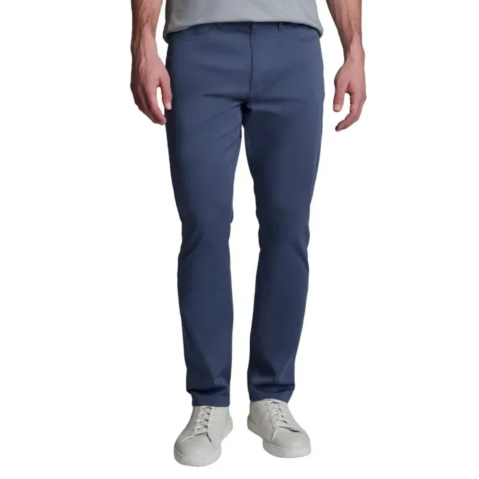 English Laundry Men's Straight Fit Stretch Lightweight 5-Pocket Pant, Blue, Size 30x32