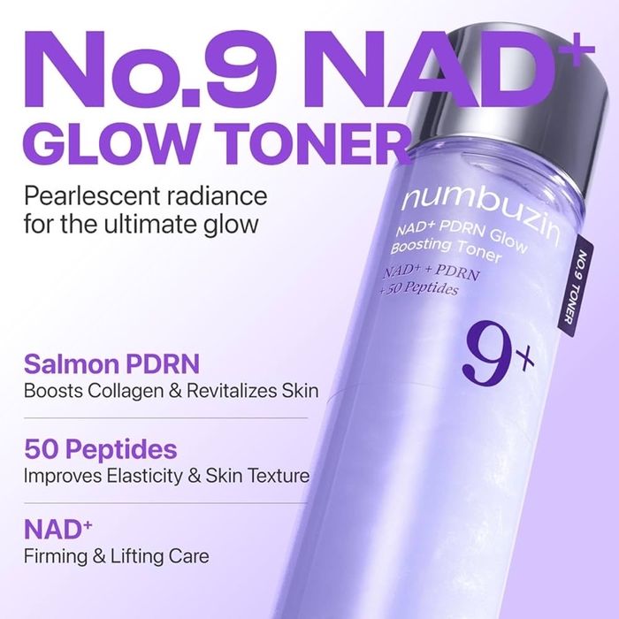 Numbuzin No.9 NAD+ PDRN Glow Boosting Toner 150ml