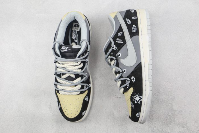 Nike SB Dunk Low Lot"Black/Grey/White Paisley"
