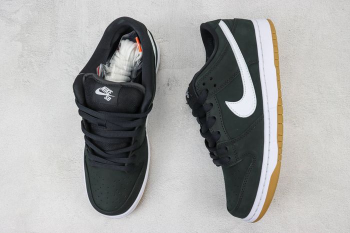 Nike SB Dunk Low Black and Gum Light Brown