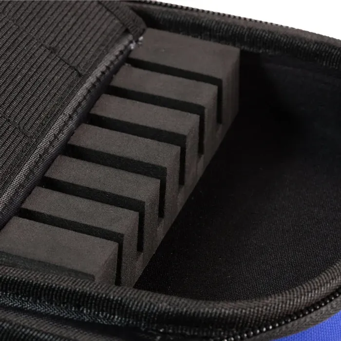 CALIBURN 2Lips Dart Case - Large - EVA Wallet - Blue