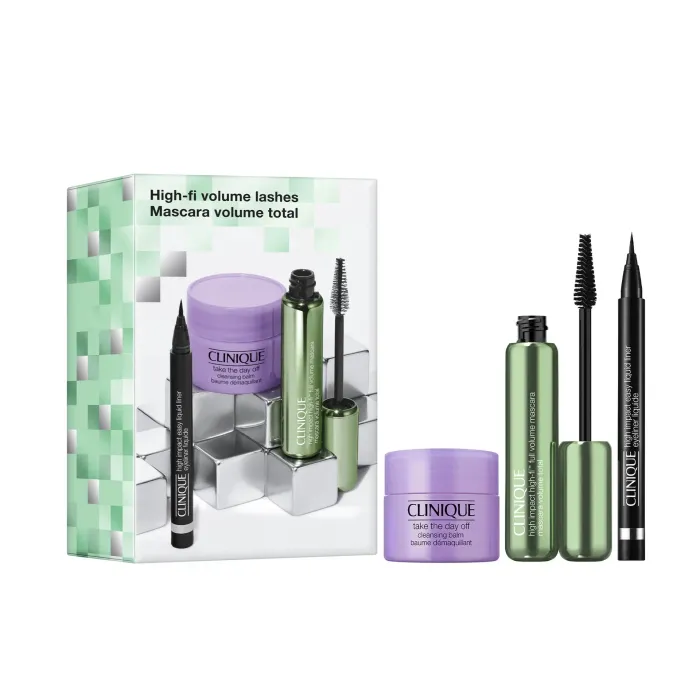 High Fi Volume Lashes Cleansing Balm + Eyeliner + Mascara