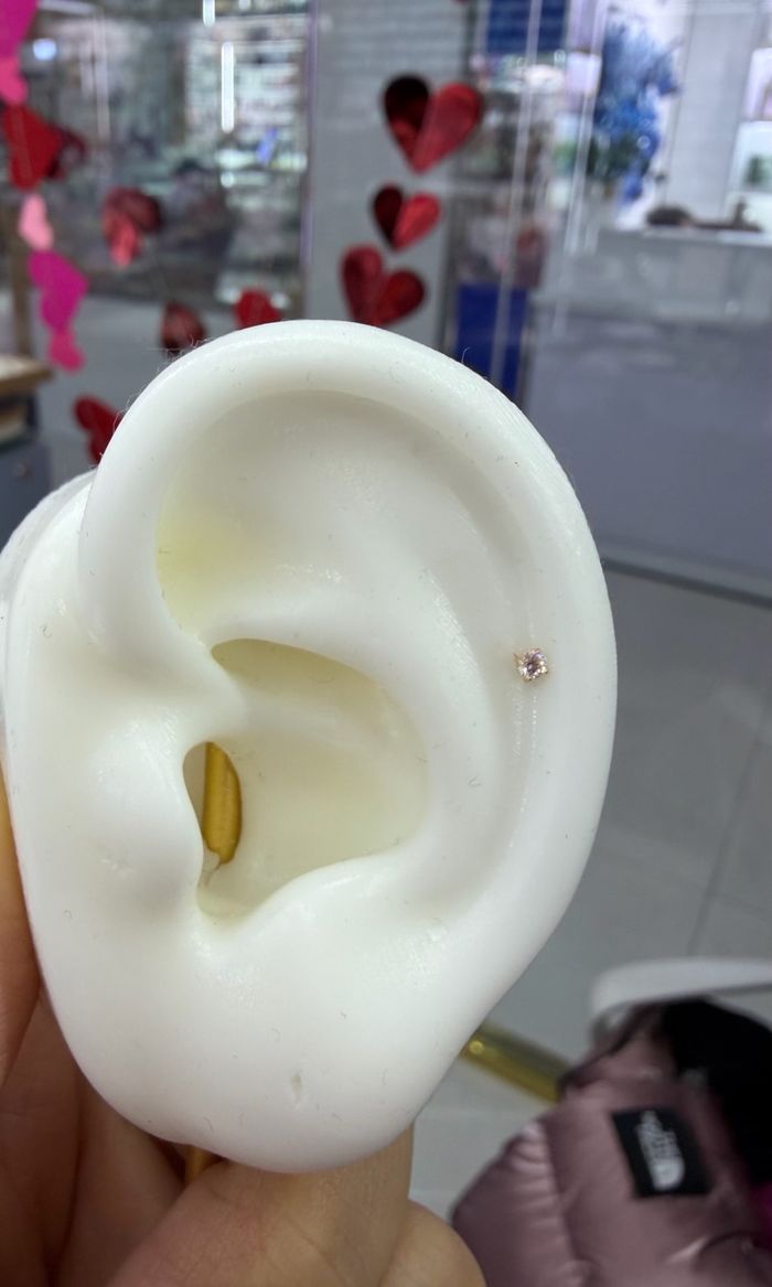 Монет 14к  piercing