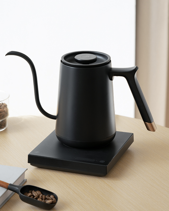 Fish Smart Electric Coffee Kettle 600ML (Black)