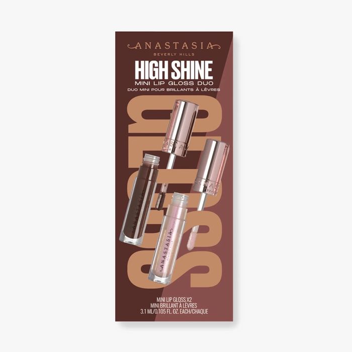 High shine mini lip gloss duo