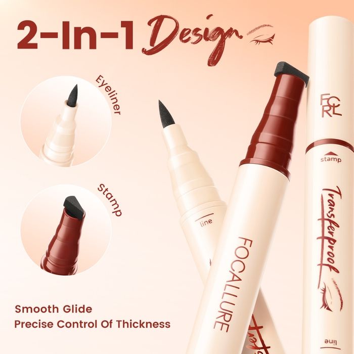 TransferproofHero Eyeliner Stamp Precise Line Winged 2-in-1