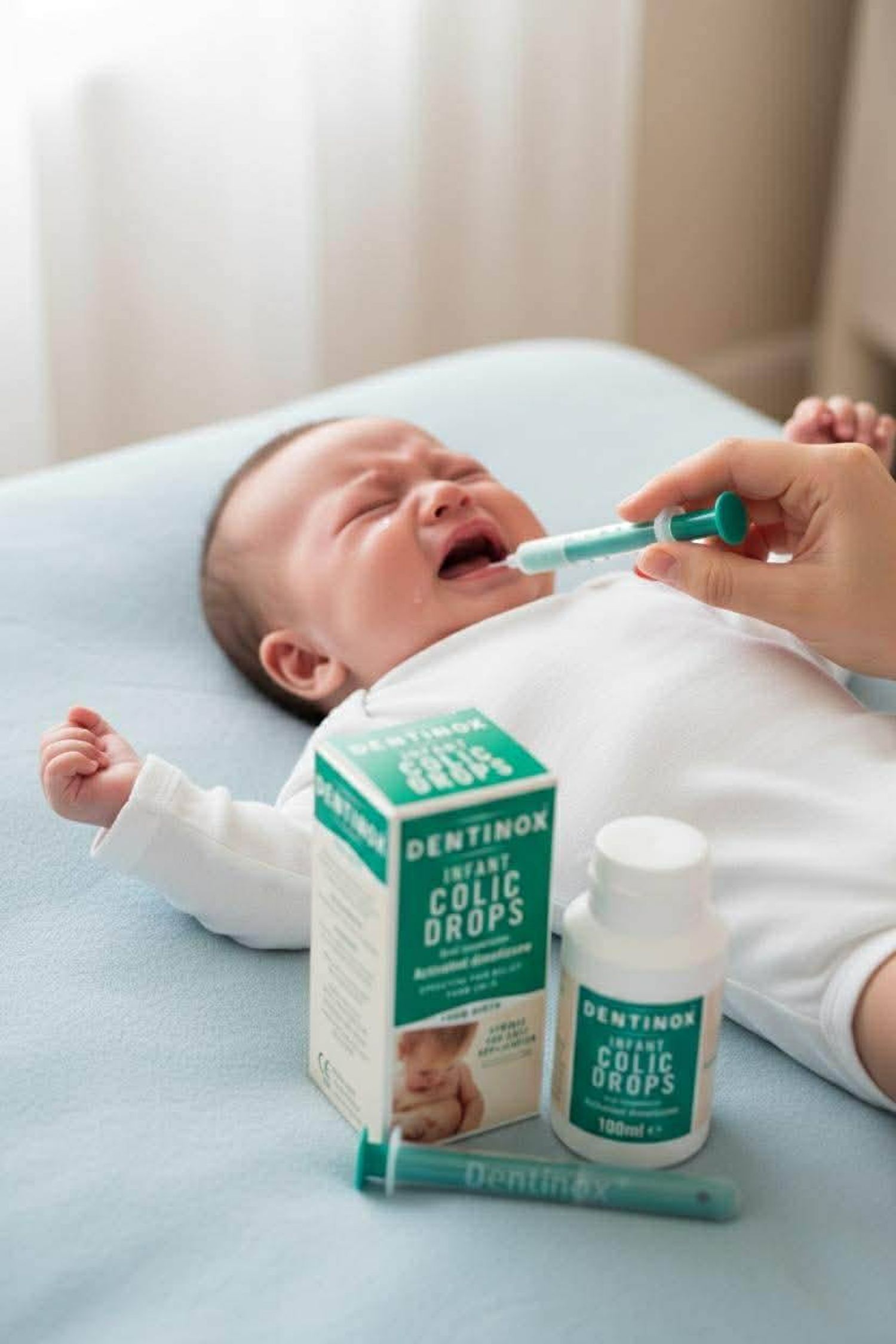 Английн Dentinox брэндийн гэдэсний хий дүүргэлтийн эсрэг эм