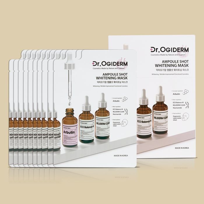 Dr.Ogiderm ampoule shot whitening mask 30ml