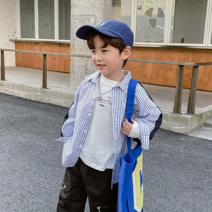 Xiao судалтай цэнхэр сорочка