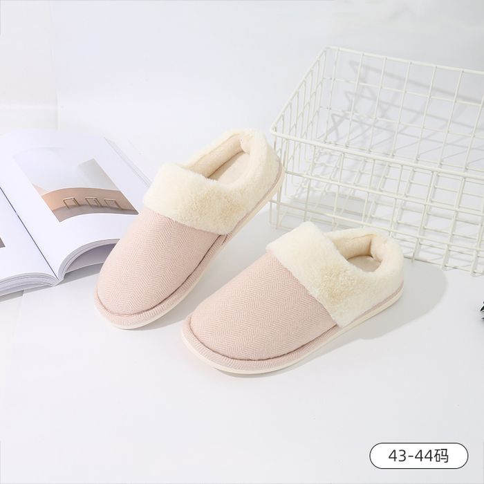 Winter Warm Slippers for Men (43/44) (Gray)